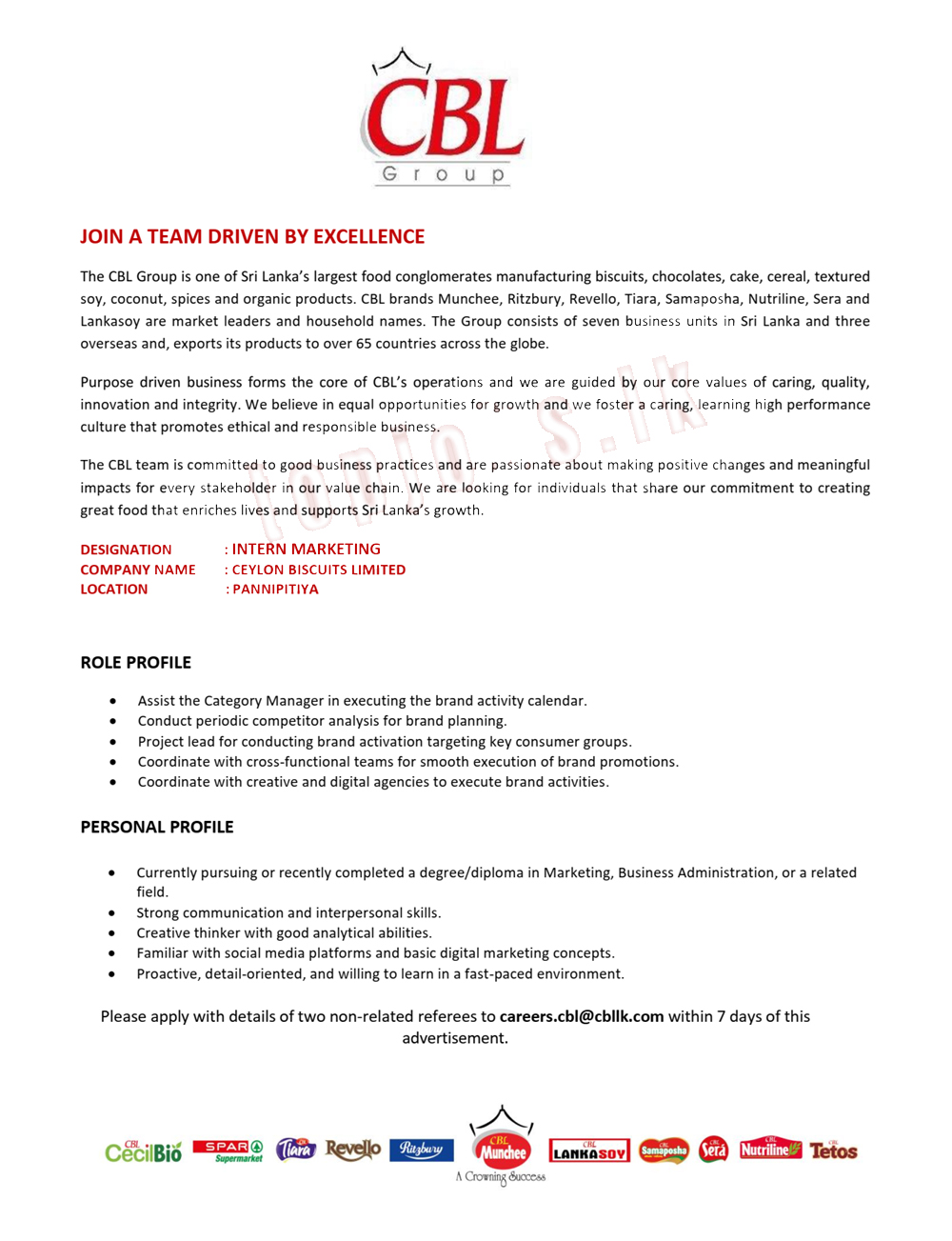 Ceylon Biscuits Limited