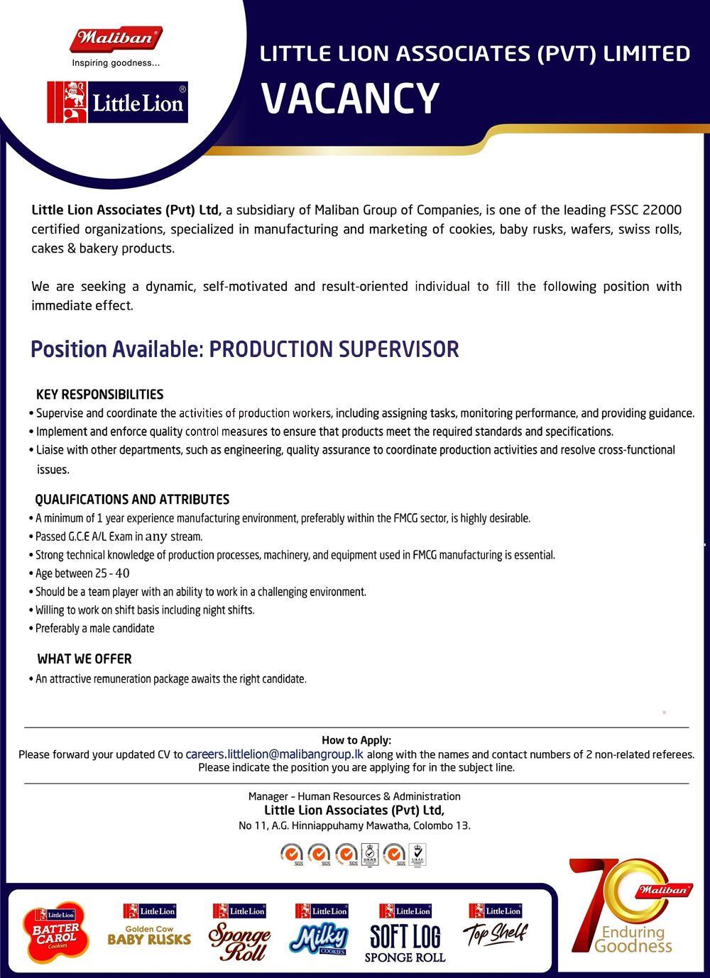 Little Lion Associates (Pvt) Ltd