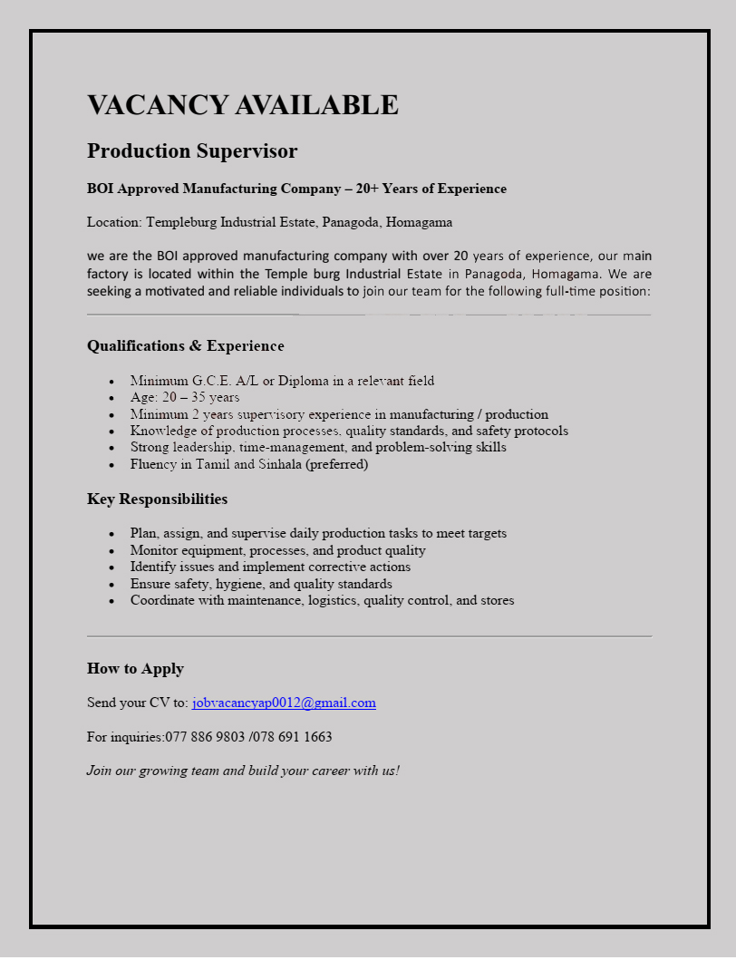 Company Name withheld