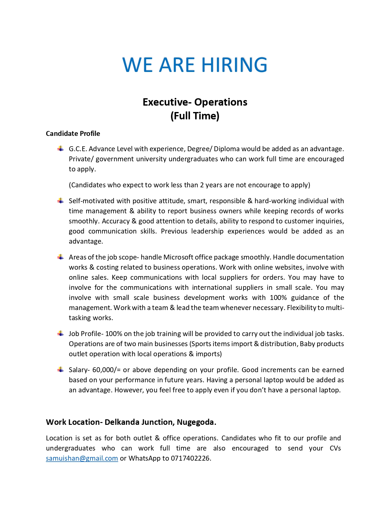 Company Name withheld