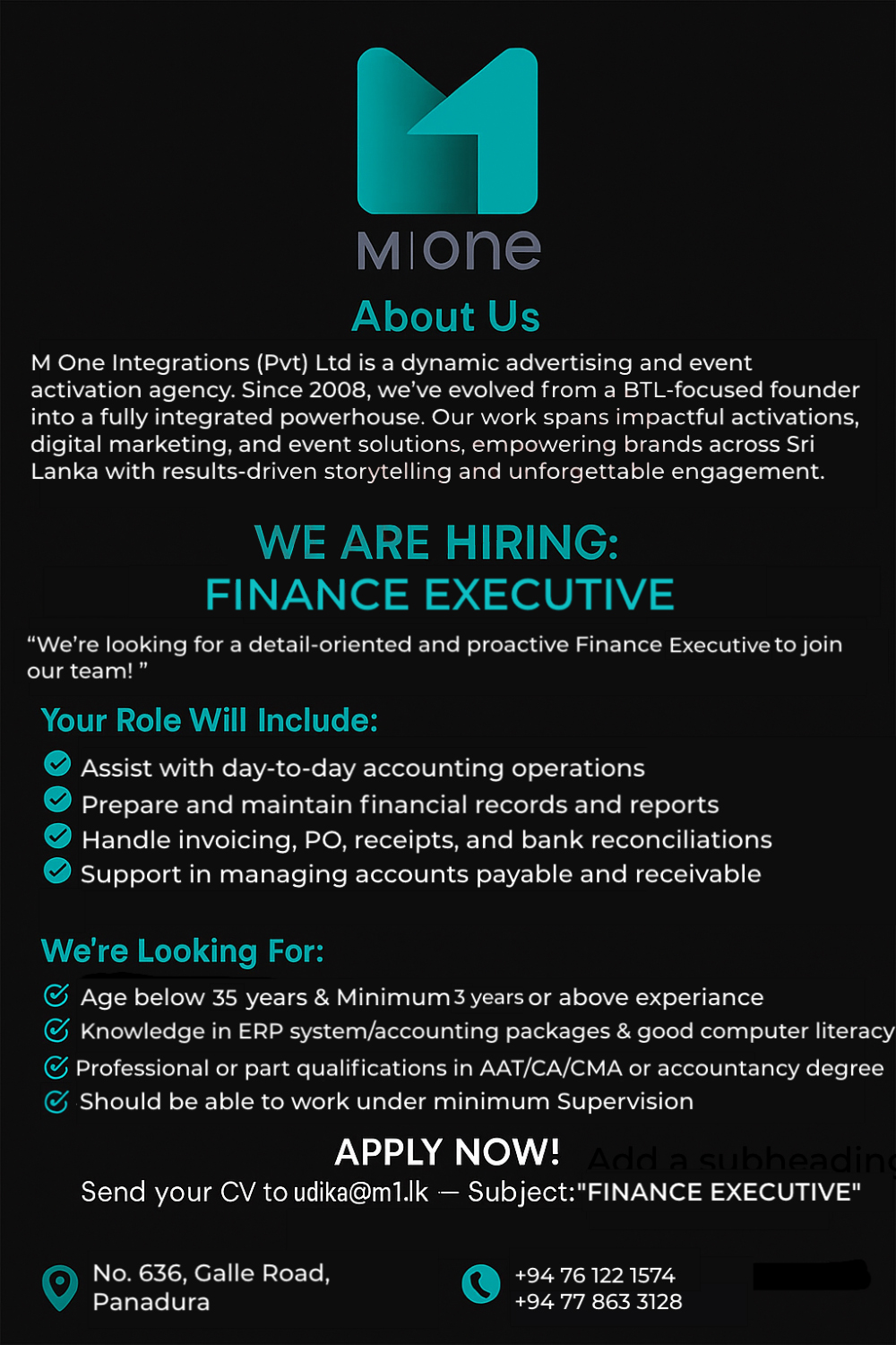 M One Integrations (Pvt) Ltd