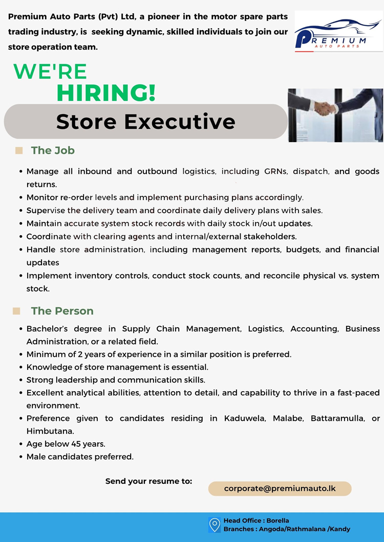 Premium Auto Parts (Pvt) Ltd