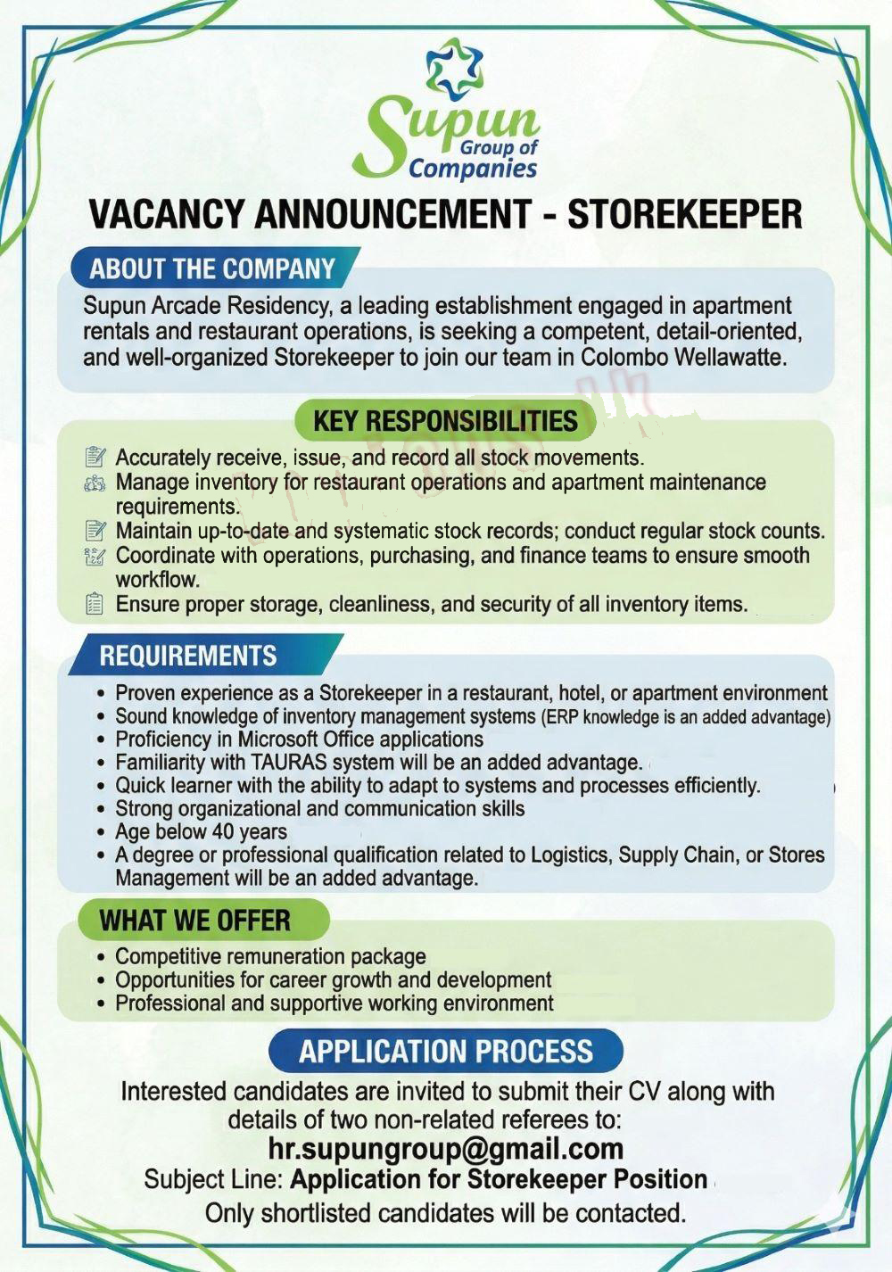 Company Name withheld