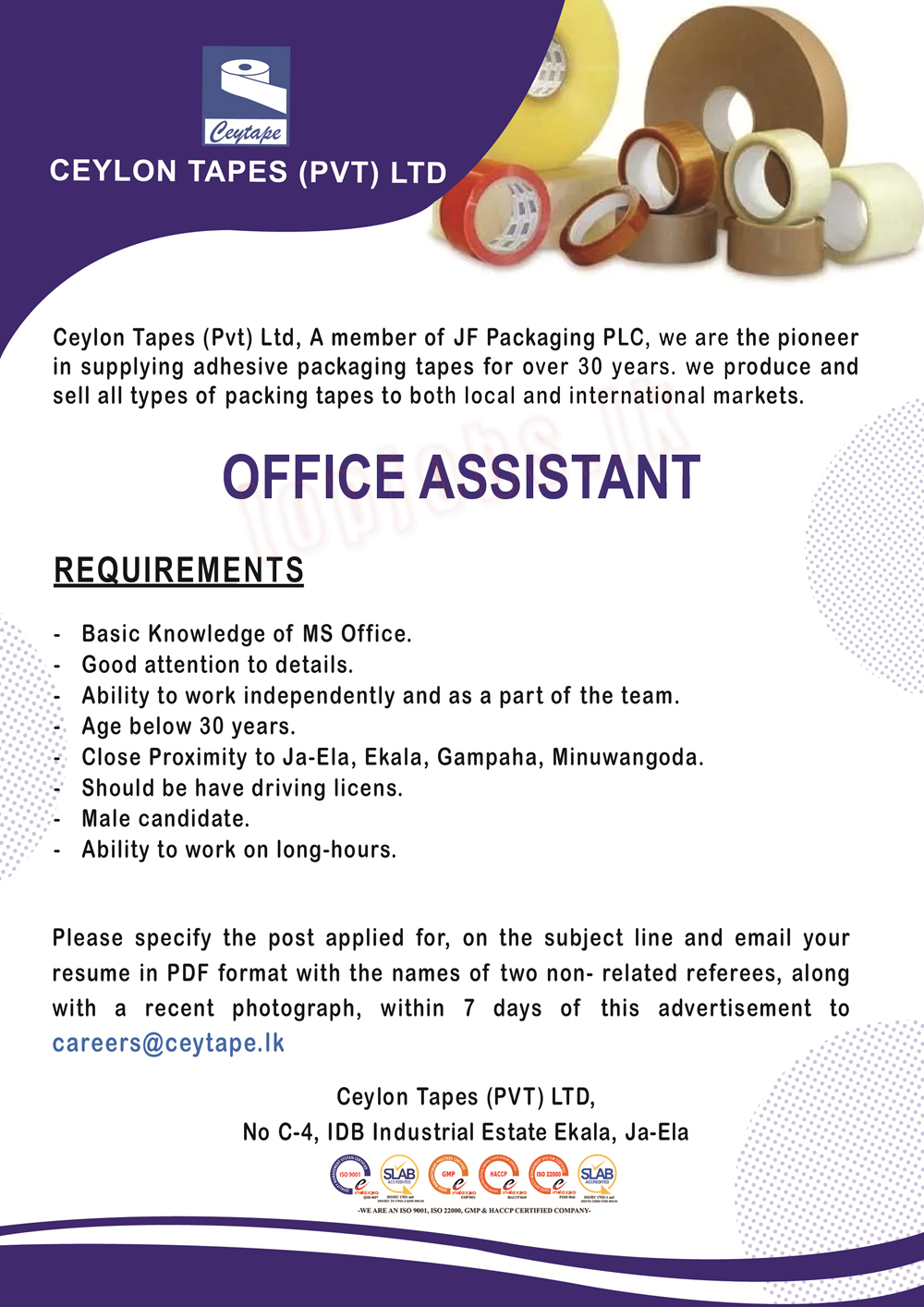 Ceylon Tapes (Pvt) Ltd