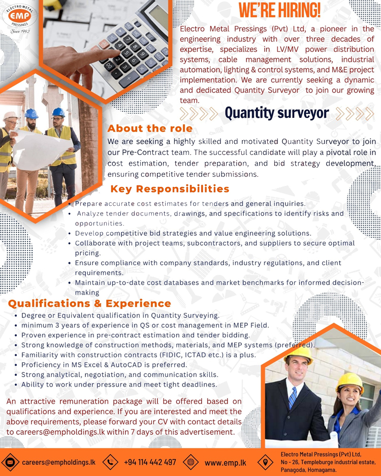Electro Metal Pressings (Pvt) Ltd