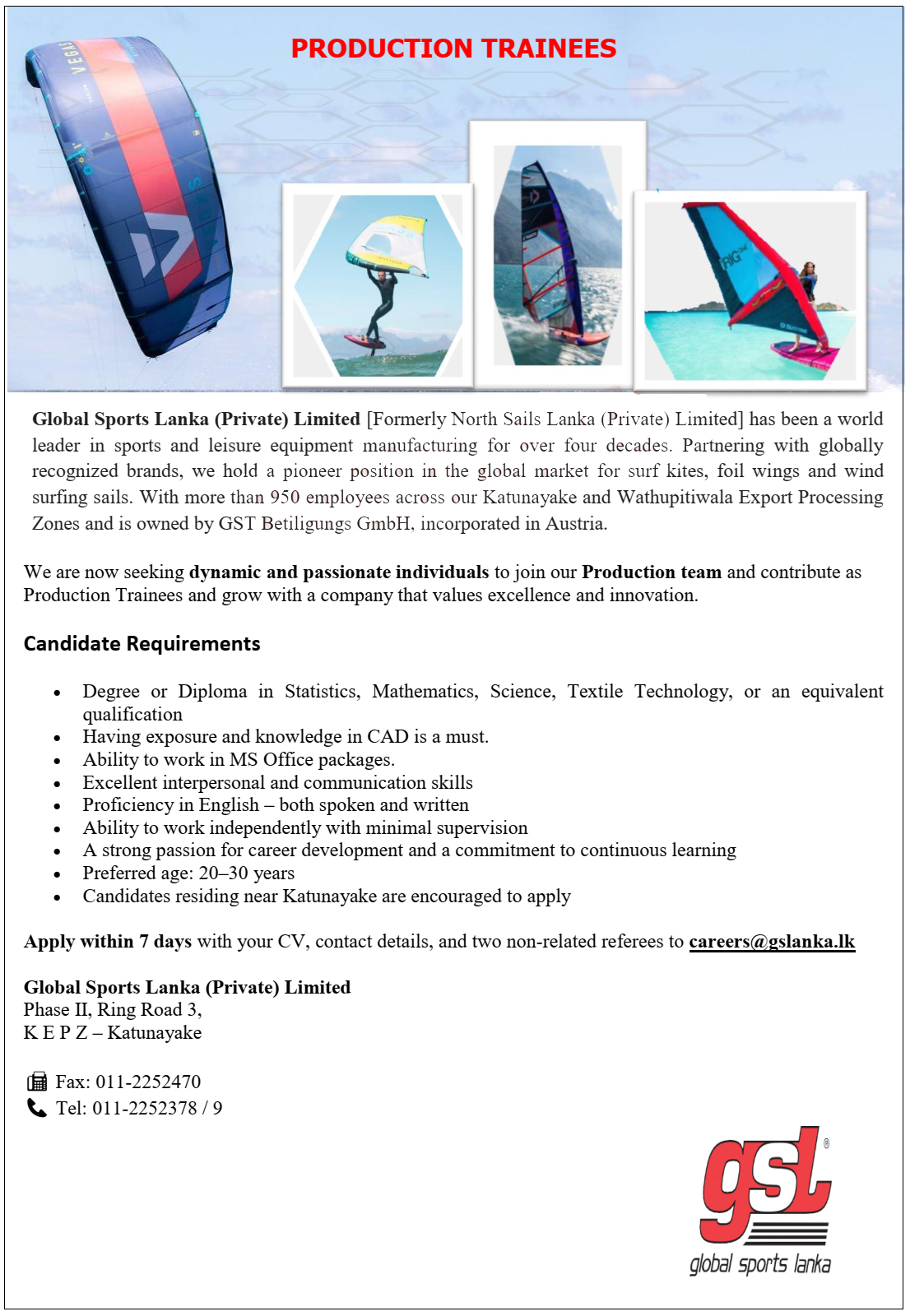 Global Sports Lanka (Pvt) Ltd