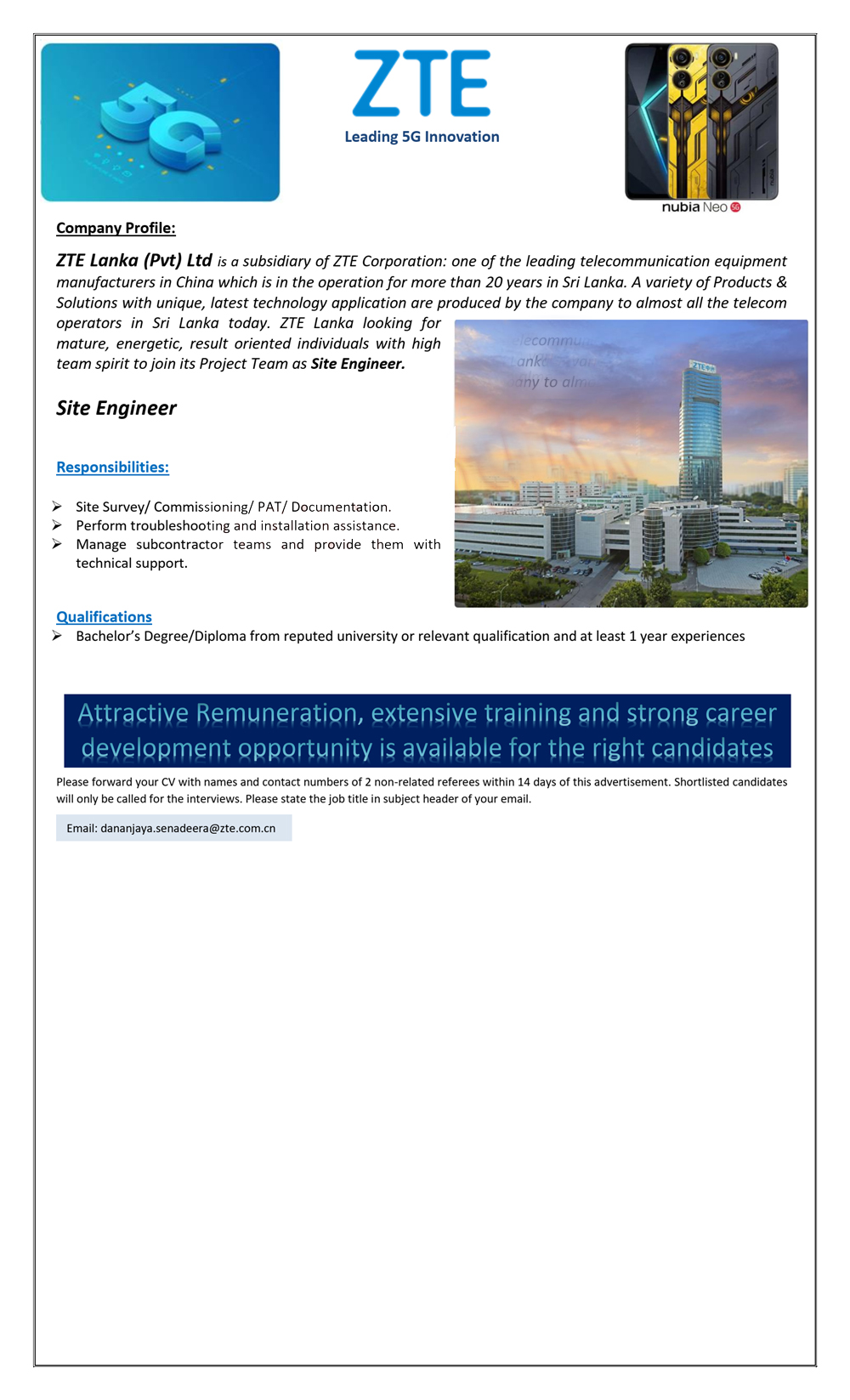 ZTE Lanka (Pvt) ltd