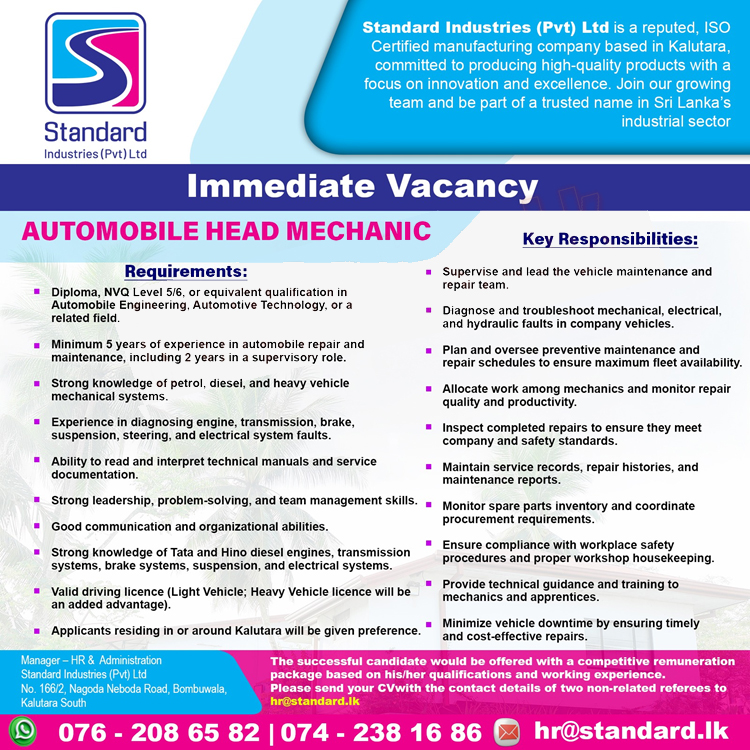 Standard Industries (Pvt) Ltd