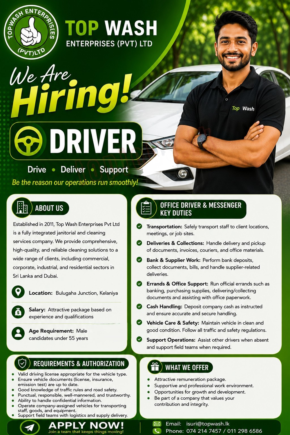 Top Wash Enterprises (Pvt) Ltd