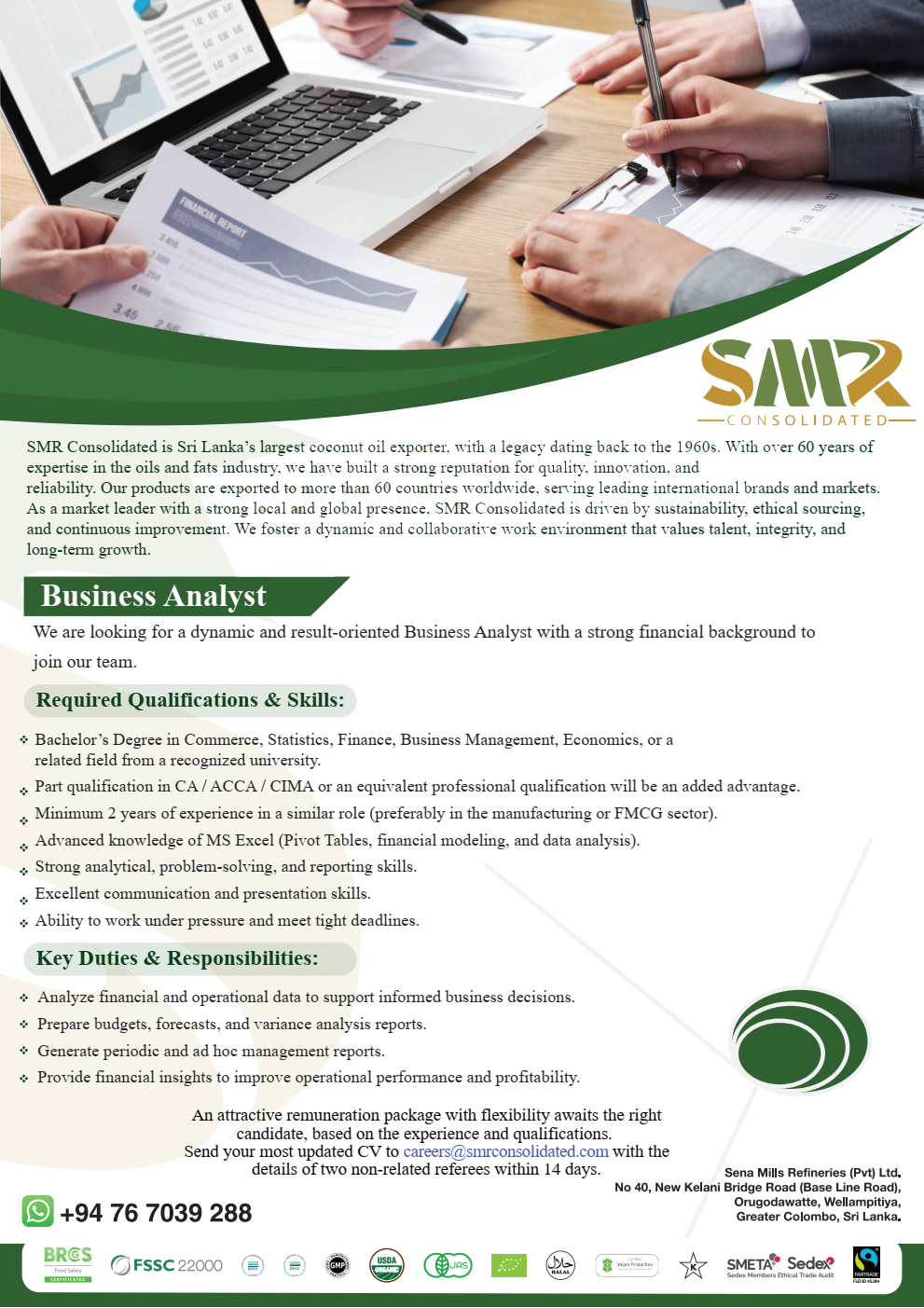 SMR Consolidated
